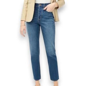 J crew high rise straight premium edition jeans